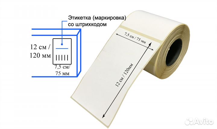 Этикетка для 