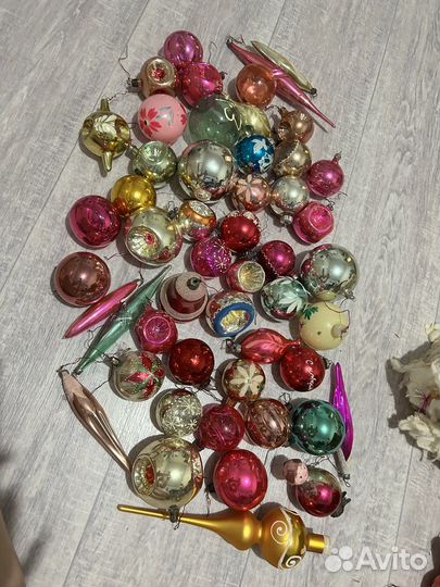 Елочные игрушки СССР