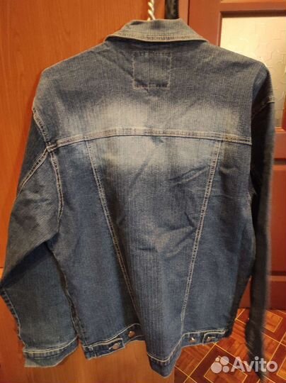 Джинсовая куртка мужская 48
