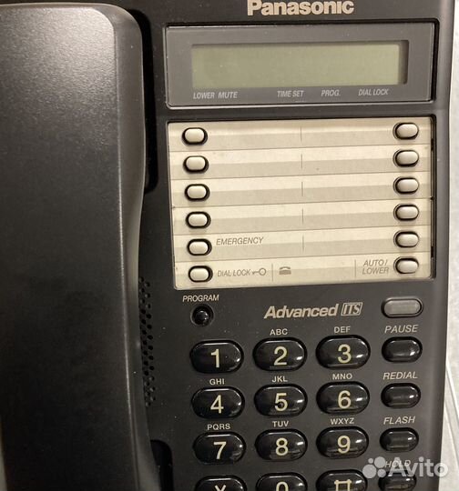 Стационарный телефон panasonic с гарнитурой