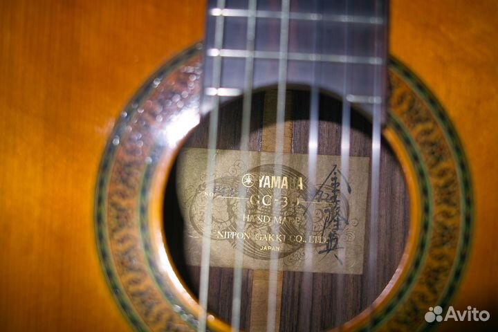 Мастеровая гитара Yamaha GC-3D, 1972 г