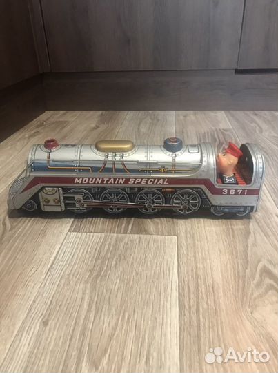 Игрушка автобус поезд 70 х годов СССР винтаж