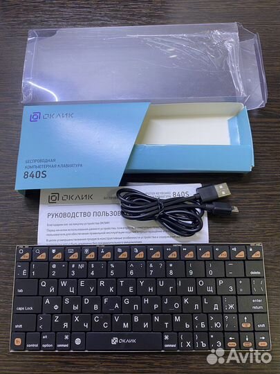Bluetooth клавиатура оклик 840s