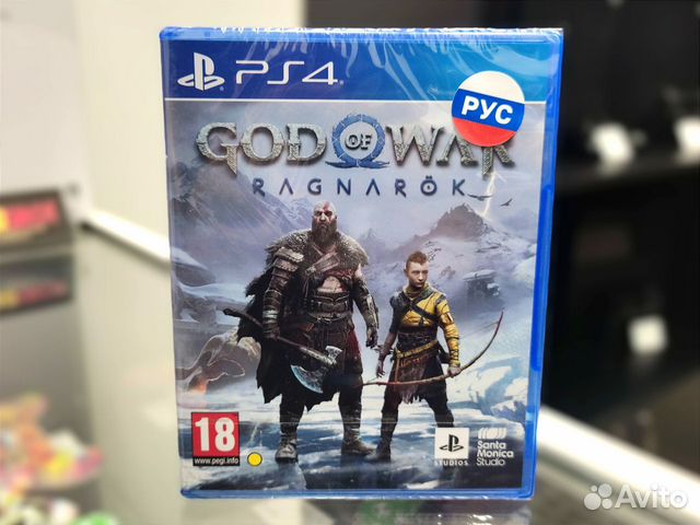 God of War Рагнарёк PS4 новый, русская озвучка