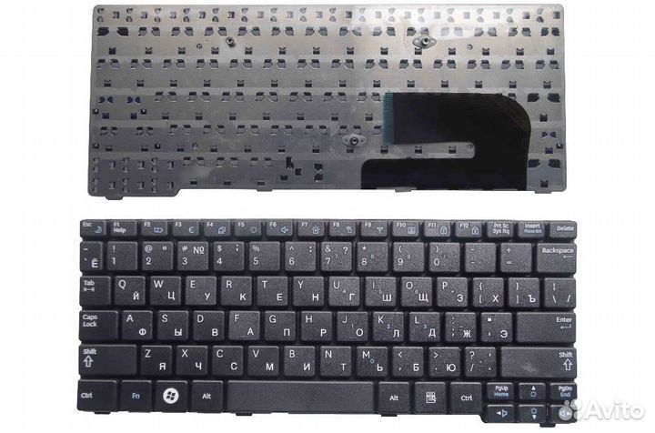 Клавиатура для нетбука Samsumg N100 черная