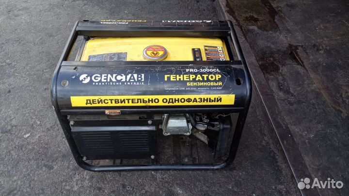 Бензогенератор genctab PRG-3000CL