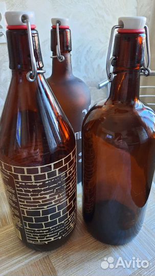 Бутылка с бугельной пробкой 1 л