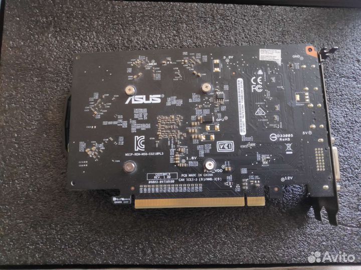 Видеокарта gtx 1050 ti 4gb Asus
