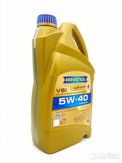 Ravenol 5w40 VSI (4л) 111113000401999/40148357235