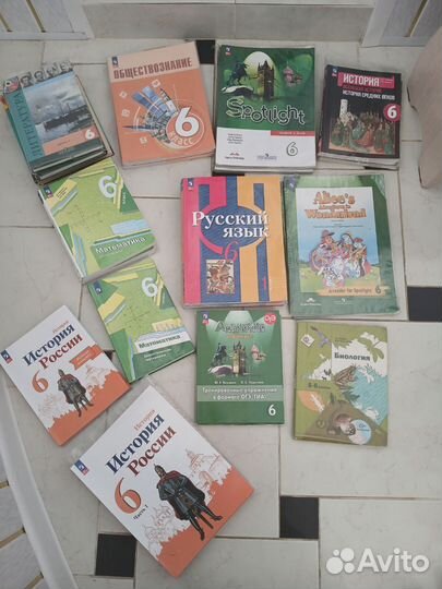 Школьные книги за 6 класс