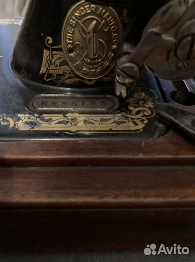 Швейная машинка зингер антикварная