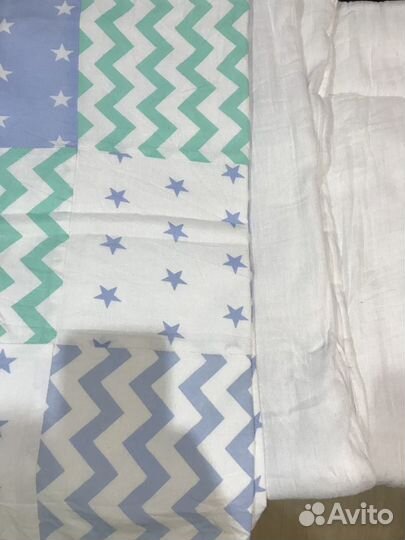 Комплект в детскую кроватку с матрасом