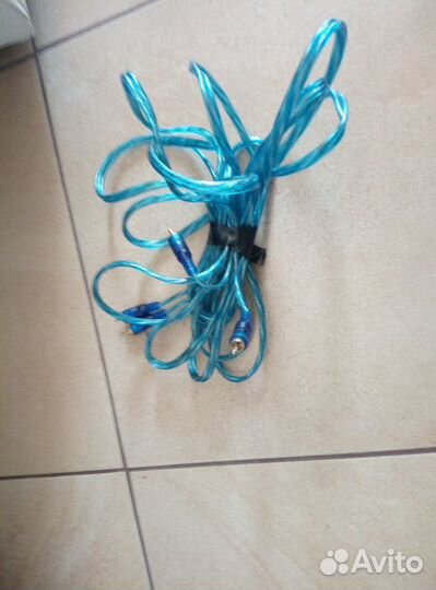 Кабель сабвуфера преобразователь. позолота контакт