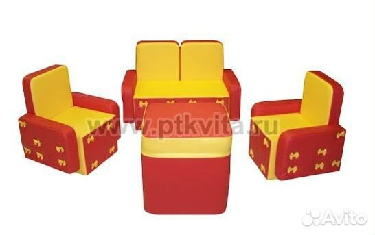 Комплект детской мягкой мебели