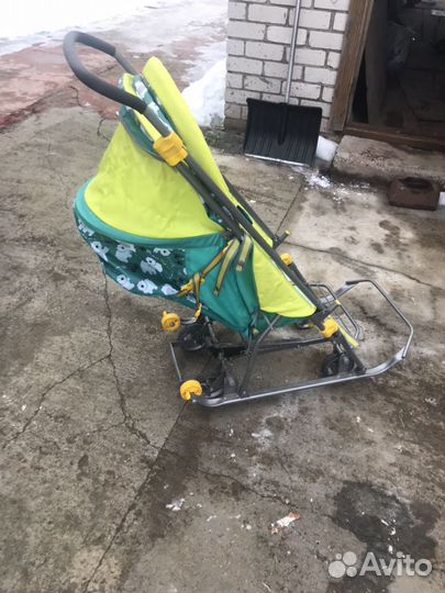 Коляска санки