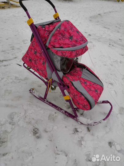 Коляска санки