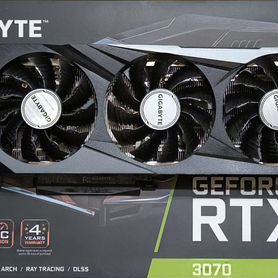 Видеокарта gigabyte GeForce RTX 3070 gaming OC Rev