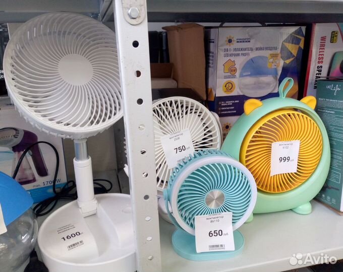 Вентилятор настольный новый