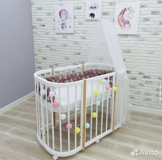 Детская кровать для новорожденных лео