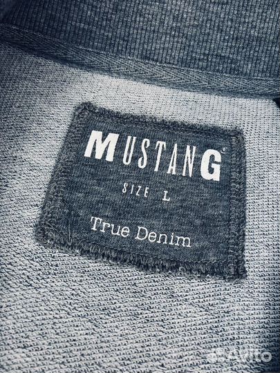 Mustang свитшот/зип L на высокий рост
