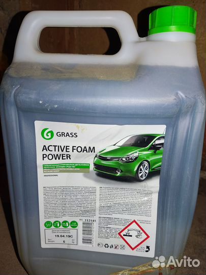 Автошампунь бесконт. GraSS Active Foam Power 6 кг