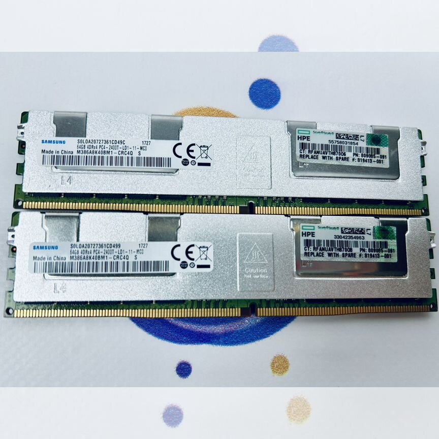 [809085-091] Ddr4 64gb 2400mhz Hp Ecc Reg 809085-091
