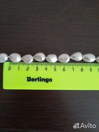 Бусы из натурального морского жемчуга