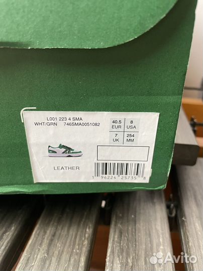 Кеды Lacoste L001 (40,5 eur, 8 usa)