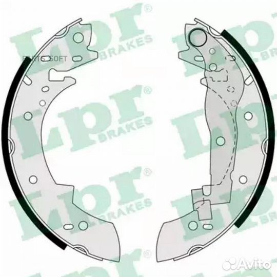 LPR 03330 Колодки торм. барабанные