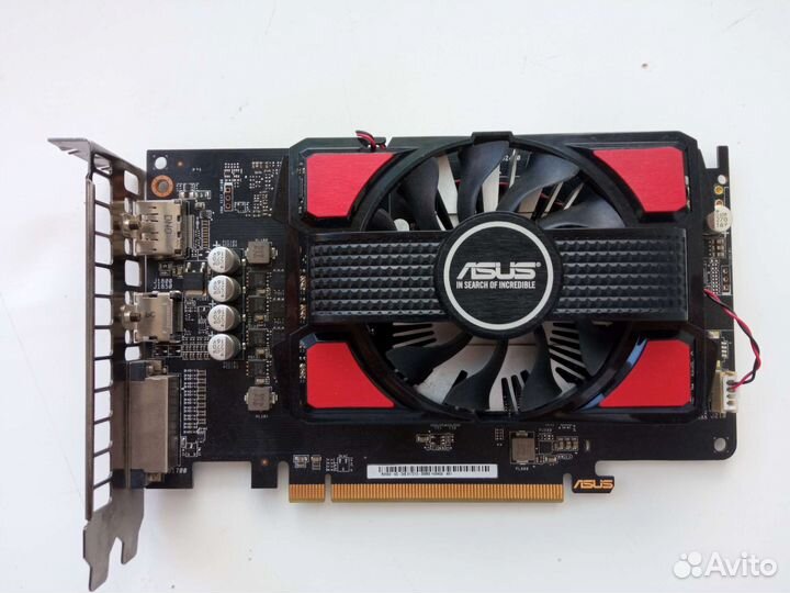 Видеокарта Asus AMD Radeon rx550 4gb