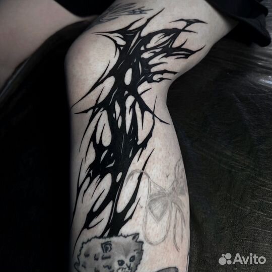 Татуировка в студии