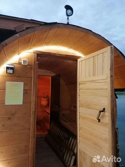 Баня на воде Островок