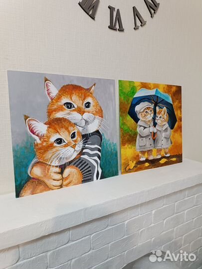 Картина акрилом 