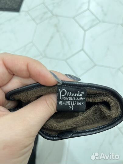 Перчатки кожаные женские длинные