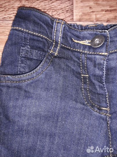 Джинсы Next, ветровка Armani в идеале на 9-12 мес