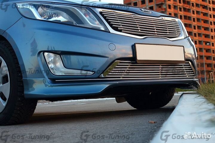 Накладка переднего бампера для Kia Rio 3