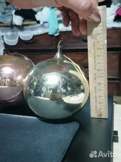 3 больших шара на елку