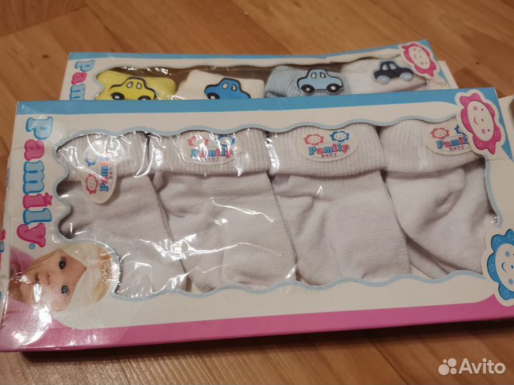 Носочки для малышей до 4ёх месяцев