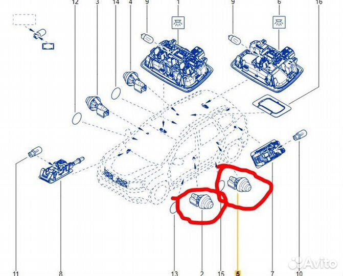 Концевик двери Renault Duster HJD H4MG446P002512