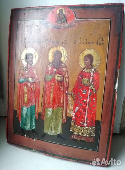 Икона гурий, самон и авив