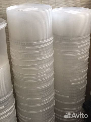 Ведро пластиковое 5 л с крышкой б/у