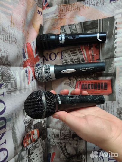 Микрофон динамический бу