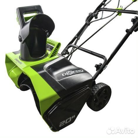 Снегоуборщик аккумуляторный Greenworks 40V, 51 см