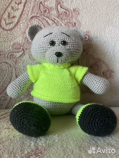 Мишка амигуруми ручной работы