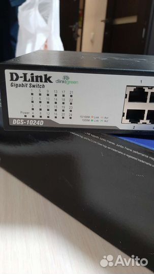 Маршрутизатор D link dgs-1024d