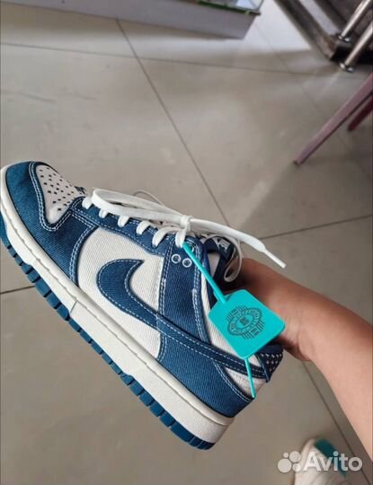 Nike Dunk Low Industrial Blue Оригинал Poizon