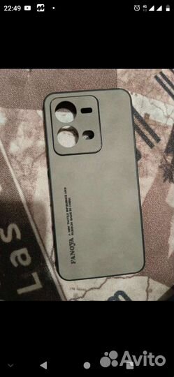 Чехол для vivo Y35 из TPU кожи. Новый