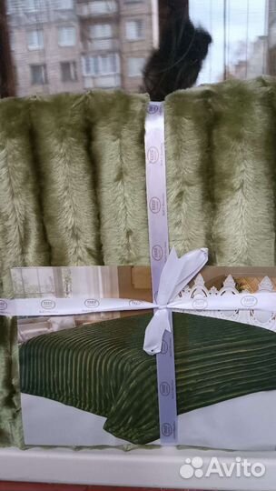 Плед новый, двух сторонний