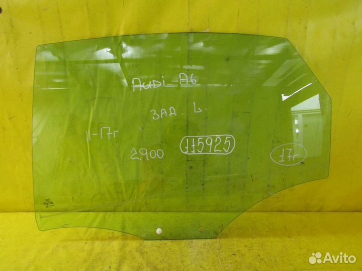 Стекло заднее левое Audi A6 11-17г 115925