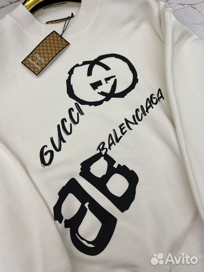 Свитошот gucci balenciaga